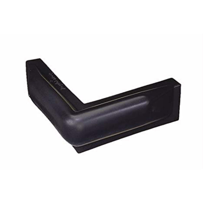 Taylor Made Dock Pro Vinyl Dock Bumper, 10" x 10" Corner Mount, 1-1/4" Cushion, Black, Protects Boats and Docks - 46076