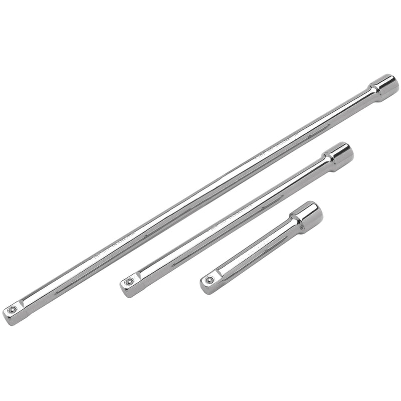 Performance Tool W32140 1/2-Inch Drive Extension Set, 3-Piece, Black 3pc 1/2-Inch Drive Extension Set (3,5,10")