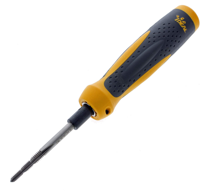IDEAL Industries INC. 35-922 6-in-1 Twist-A-Nut Tapping Tool – Robust Screwdriver Tool w/Textured Santoprene Grip, Interchangeable Head