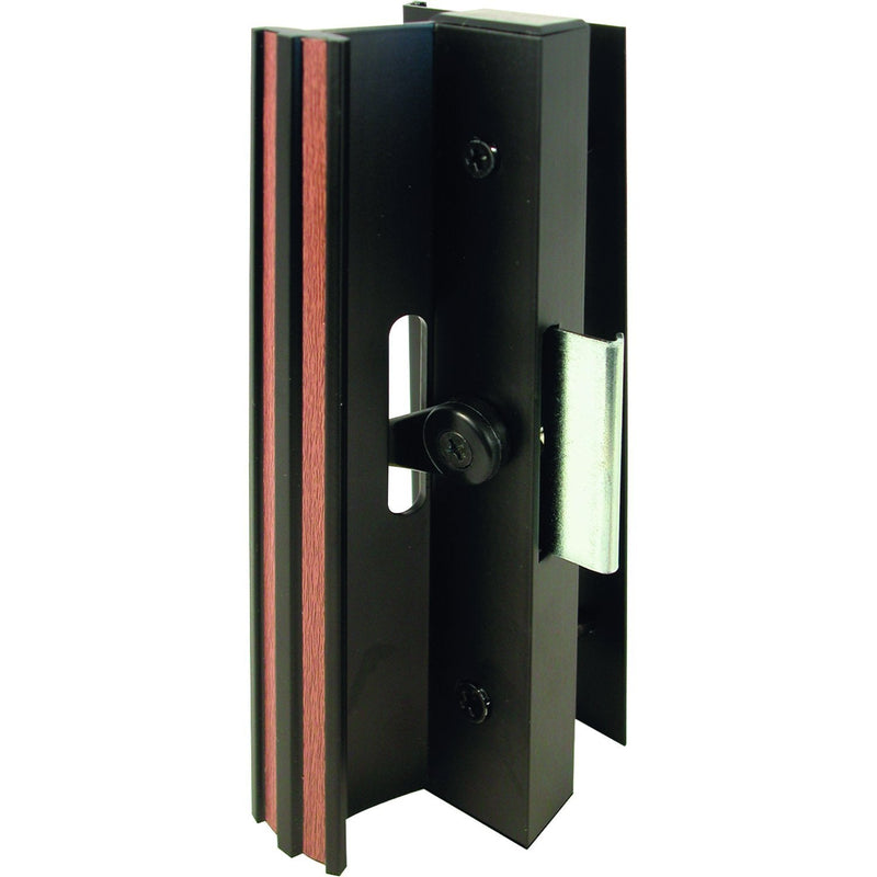 Prime-Line C 1006 Extruded Aluminum, Black, Sliding Patio Door with Clamp Type Latch (Single Pack) Matte Black