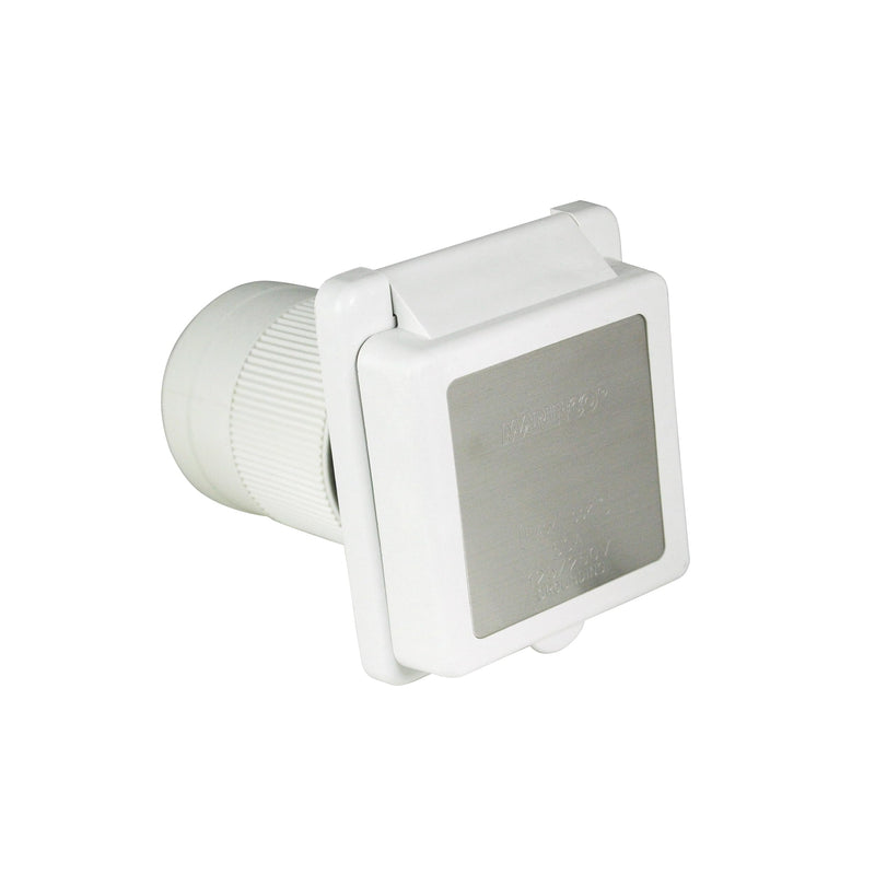 Marinco 30 Amp and 50 Amp Marine Shore Power Inlets 50 Amp, 125/250V 125/250V, Replc Cap & Bezel