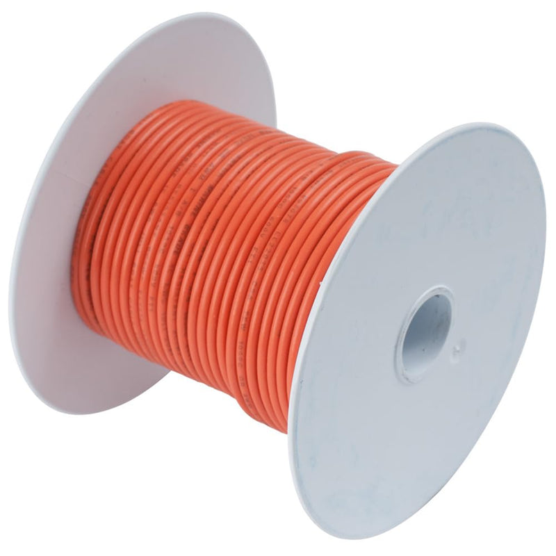 Ancor 102510 Marine Grade Electrical Primary Tinned Copper Boat Wiring (16-Gauge, Orange, 100-Feet)