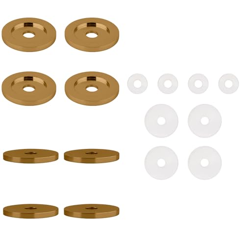 CRL Gold Plated Replacement Washers for Back-To Back Solid Pull Handles - Set