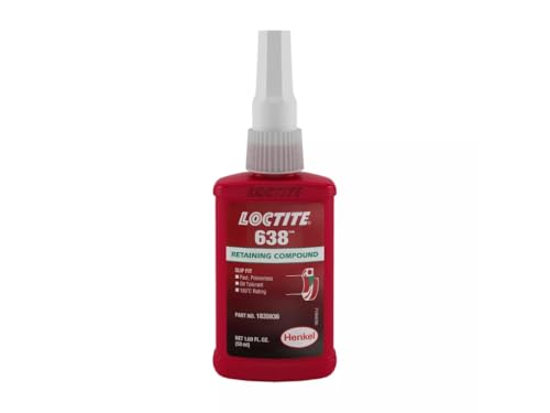 Loctite 21448 Green 638 High Strength Retaining Compound, 50 mL Bottle