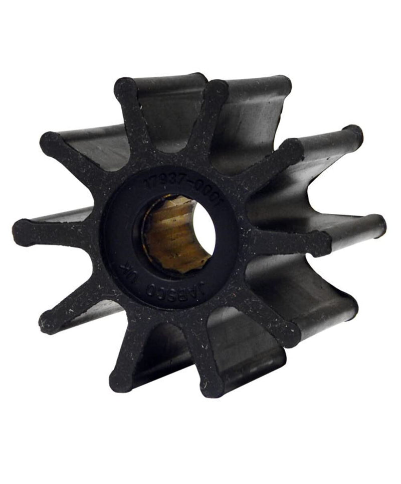 Jabsco 17937-0001-P, Neoprene, Drive Type 7, 10 Blade, 2-9/16 Diameter, 2 Width, 5/8 Shaft, Brass Insert | 2 Width, 5/8 Shaft, Brass Insert One Size
