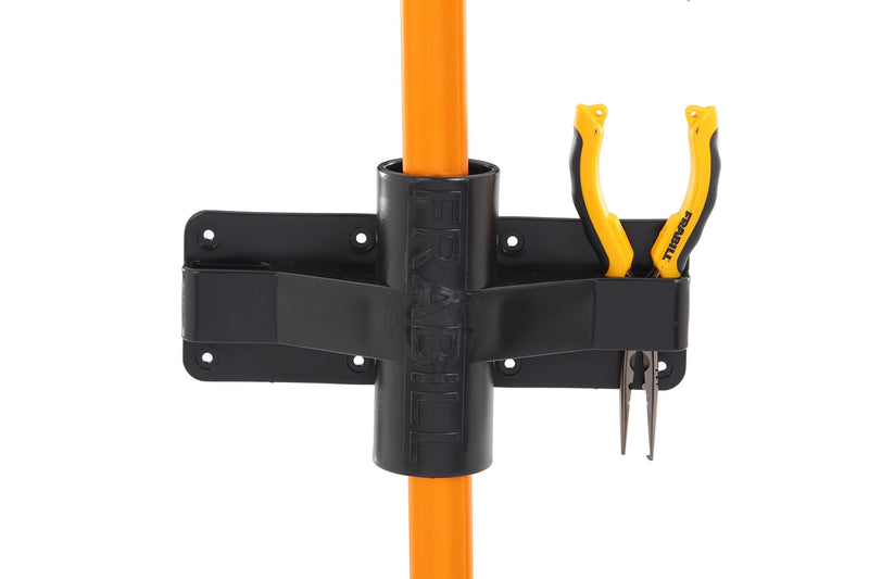 Frabill Net/Gaff Holder | Durable Fishing Net and Tools Holder | Easily Mounts on Boat Docks and Walls for Convenient Storage One Size