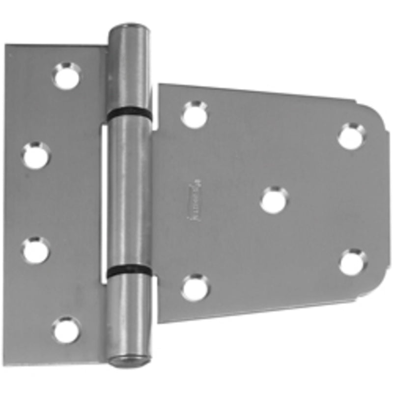 National Hardware N342-543 Extra Heavy Duty Gate Hinge Stainless Steel for 2x4 or 4x4 Post Applications with Patented Bearing Design - 9.94 in x 3.5 in x 1.15 in 3-1/2 Inch Updated Packaging