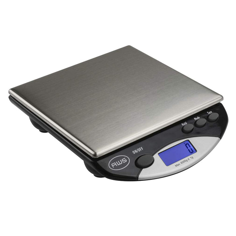 American Weigh Scales AMW Series Precision Digital Kitchen Scale 6KG x 1 KG (AMW-13-BK)