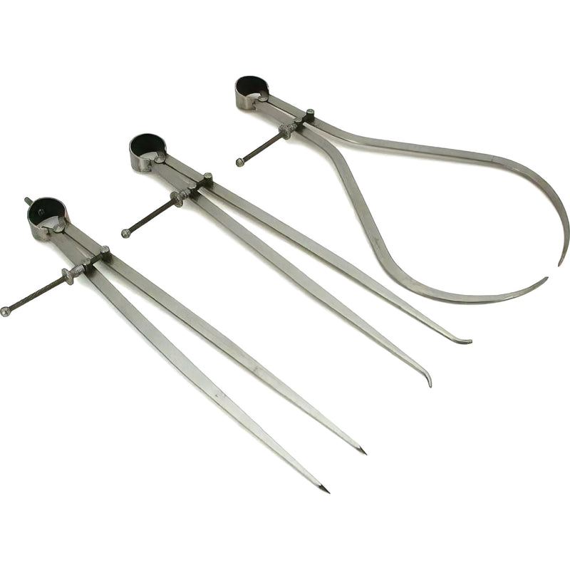Generic 3 Inside Outside Divider Calipers Machinist Tools 12
