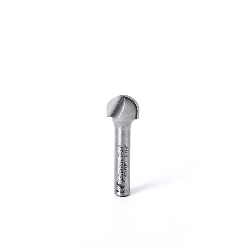 Amana Tool - 45910 Carbide Tipped Core Box 1/4 Radius x 1/2 Dia x 3/8 x 1/4" Shank