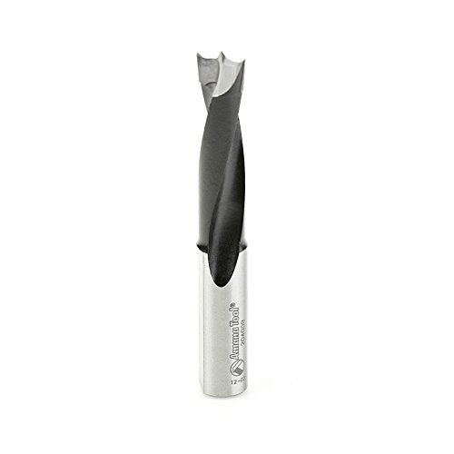 Amana Tool - 204009 Carbide Tipped Brad Pt. Boring Bit R/H 3/8 Dia x 70mm Long x 10mm Sh