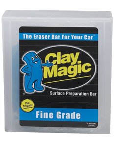 Auto Magic Clay Magic - Blue Clay Bar for Glass, Chrome, Fiberglass & More - Fine Grade - 200 Grams