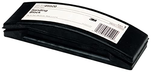 3M Rubber Sanding Block, 05520, 2-3/4 in x 8 in