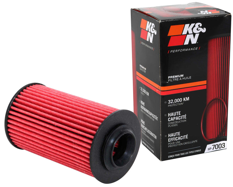 K&N Premium Oil Filter: 20,000 Mile Engine Protection, High Capacity/High Efficiency: Compatible with Select CHEVROLET/OLDSMOBILE/CADILLAC/SAAB (See Product Description for Select Models), HP-7003