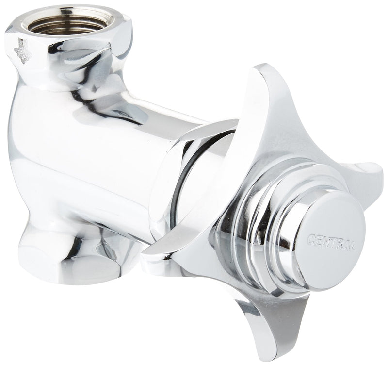 Central Brass 0331-1/2 Self-Close Straight Stop in Chrome