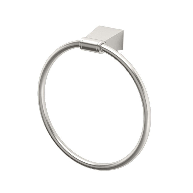 Gatco 4732 Bleu Towel Ring, Satin Nickel