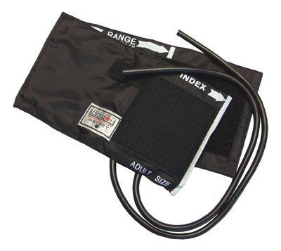 Graham-Field Accumax Blood Pressure Cuff - Nylon Cuff & 2-Tube Latex Bladder - Adult, Blue, 2356-2A