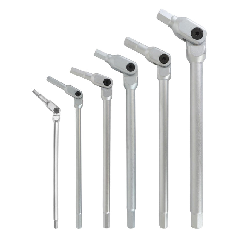 Bondhus K10 HEX-PRO Pivot Head Wrench Set,Incl Sizes: 3, 4, 5, 6, 8 & 10mm 6PC, One Size