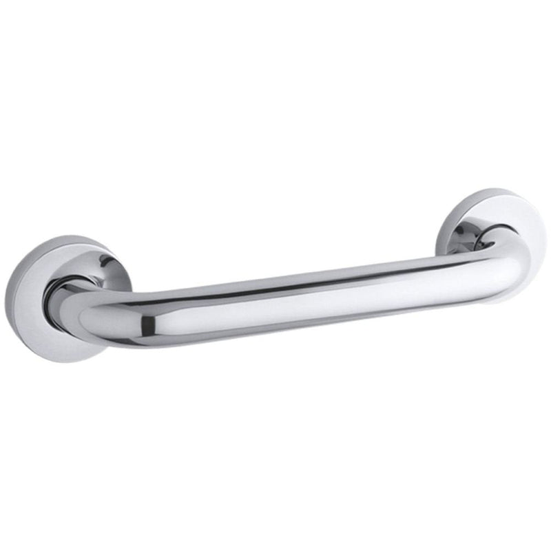 KOHLER K-14560-S Contemporary 12 Inch Bathroom Grab Bar, Construction for Durability, Corrosion Resistant, Polished Stainless Steel