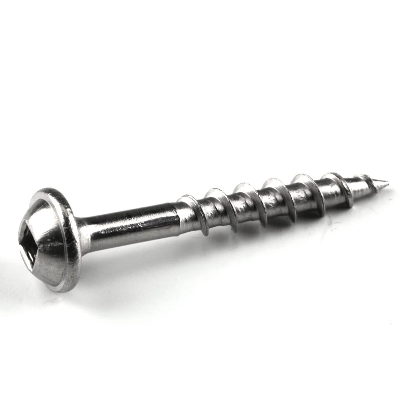 Kreg Stainless Steel Pocket Hole Screws - SML-C125S5-100 - 1-1/4-Inch - Coarse Thread - Maxi-Loc Head - Outdoor - 100 Count