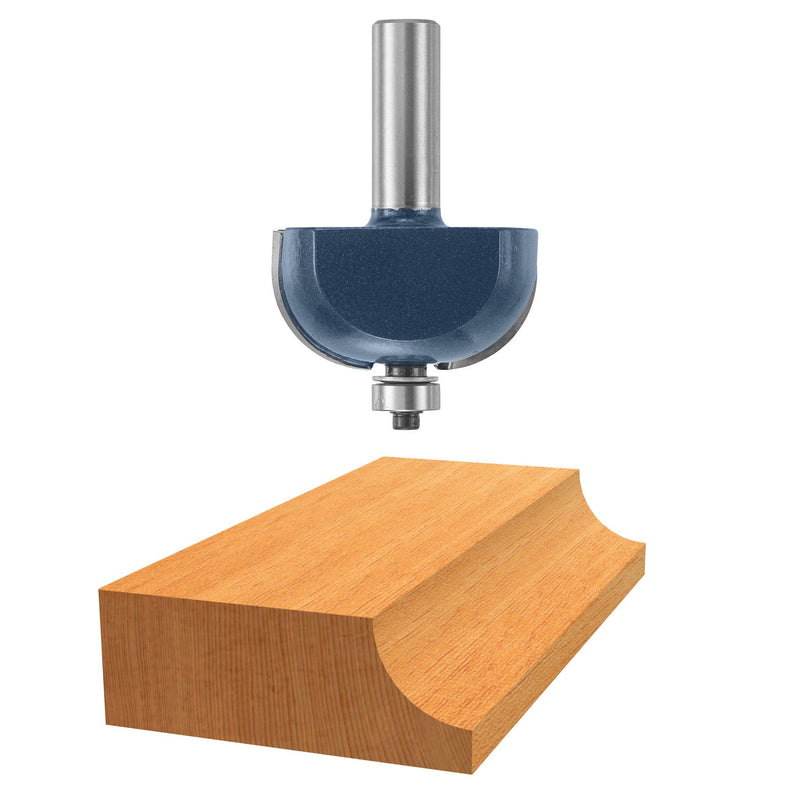 Bosch 84437M 3/4 In. x 1 In. Carbide Tipped Cove Bit