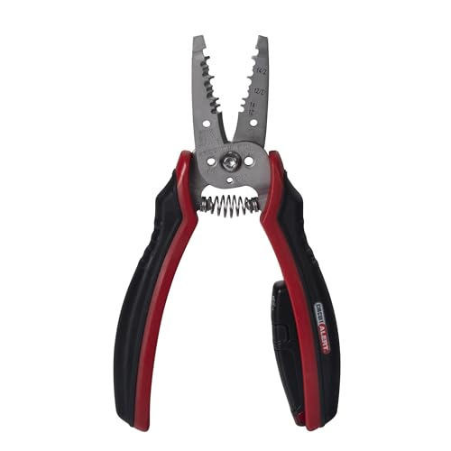 Gardner Bender GST-224M Circuit Alert® Voltage Sensing Stainless Wire Stripper, 12/2 & 14/2 NM Cable, 7 1/2 in.