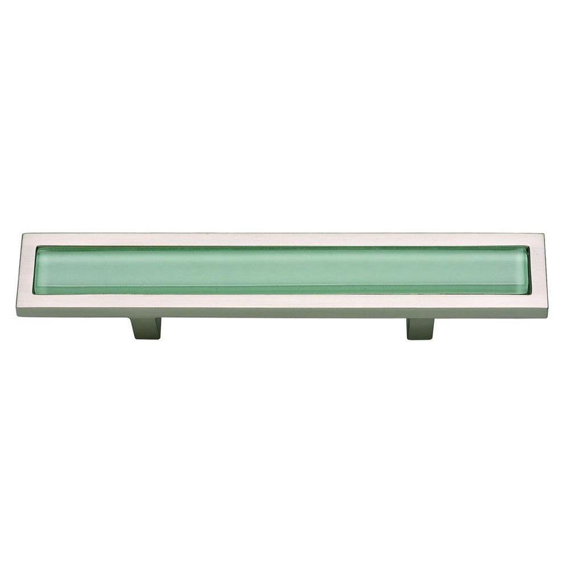 Atlas Homewares 231-GR-BRN Spa Green, 3 inch (76mm) Pull, Brushed Nickel