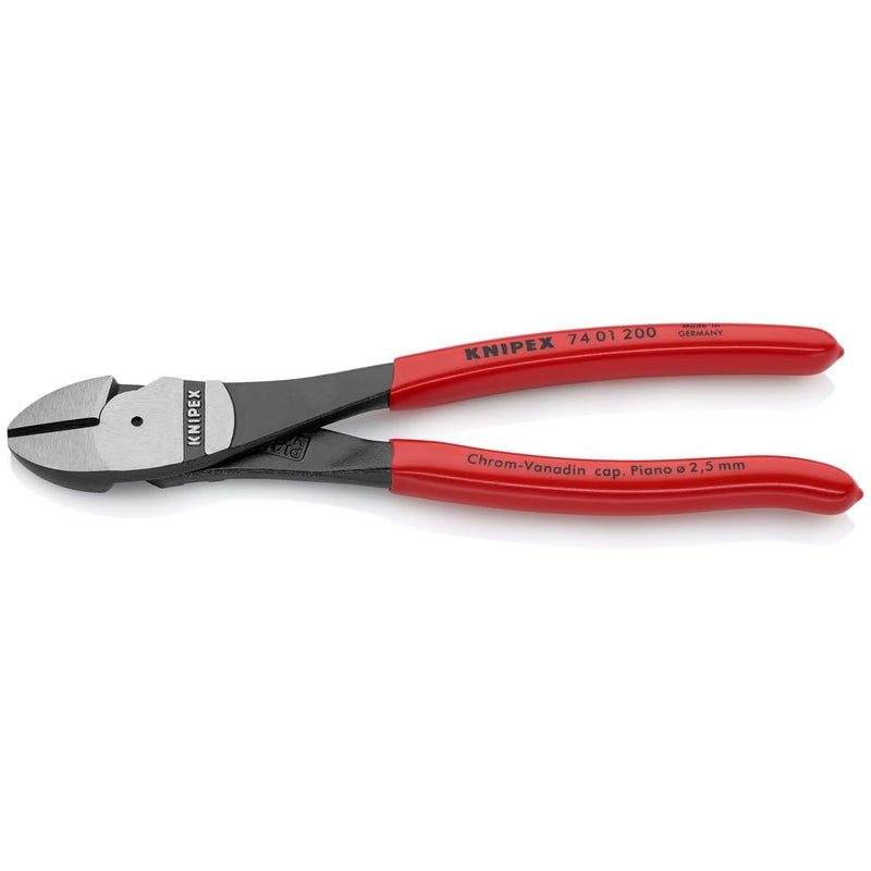 KNIPEX Tools 74 01 200 SBA 8-Inch High Leverage Diagonal Cutters