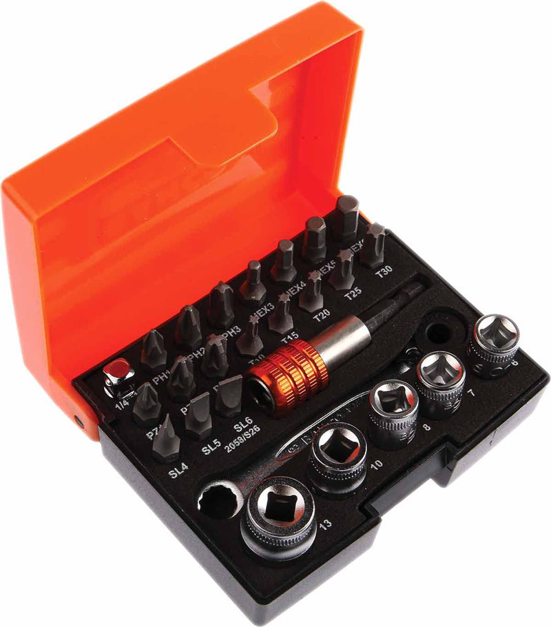 Bahco 2058/S26 Bit-Socket Set (26-piece) Single