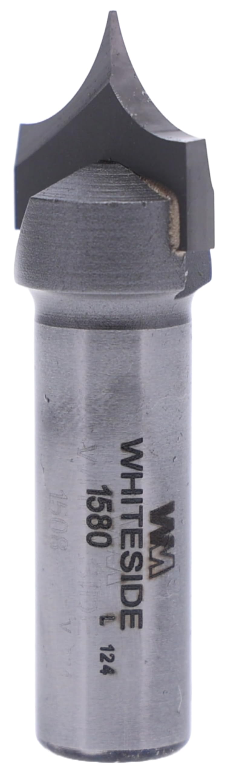 Whiteside 1580 Point Cutting Roundover Router Bit: 3/4 Inch Cutting Diameter, 3/8 Inch Radius, 5/8 Inch Cutting Length, 1/2 Inch Shank, 2-1/4 Inch Overall Length