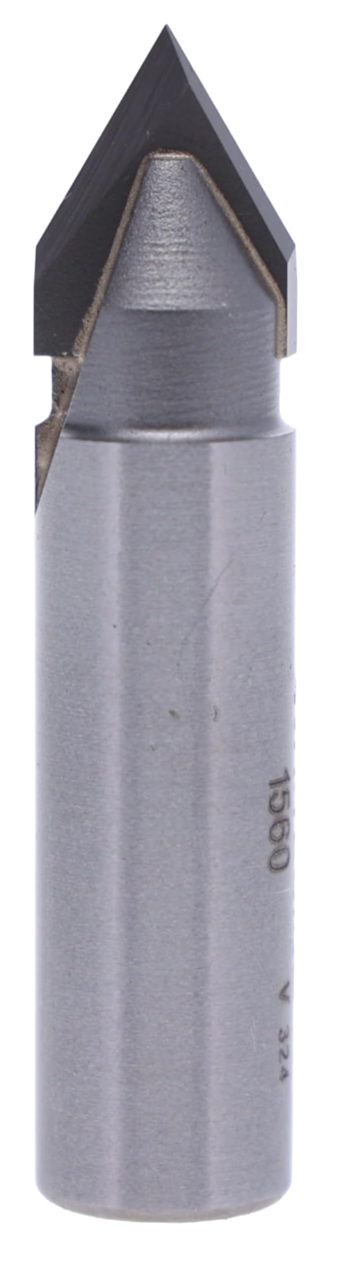 Whiteside 1560 V Groove (60 Degree Included Angle) Router Bit: 1/2 Inch Cutting Diameter, 7/16 Inch Point Length, 1/2 Inch Shank, 2-1/4 Inch Overall Length