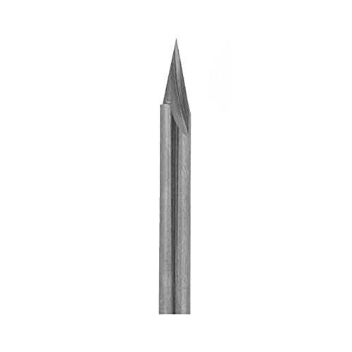 Whiteside SC50 Solid Carbide Liner Router Bit: 22 Degree Included Angle, 1/4 Inch Shank, Pencil Point