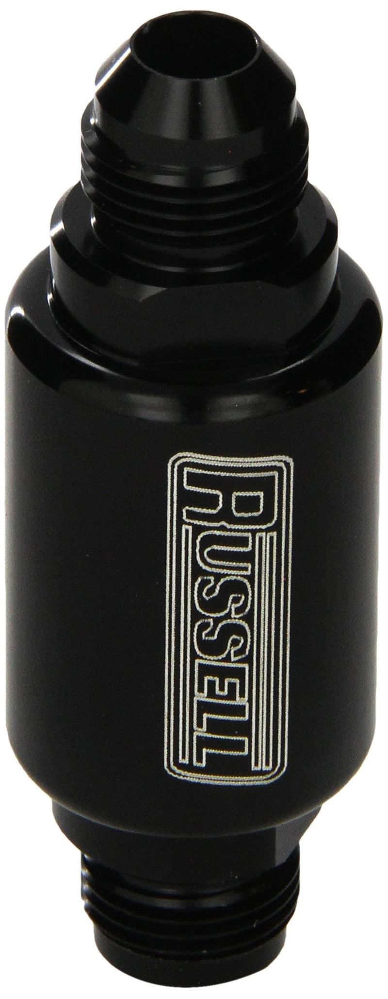  [AUSTRALIA] - Edelbrock 650103 Male #8 3.25" Length Fuel Filter - Black
