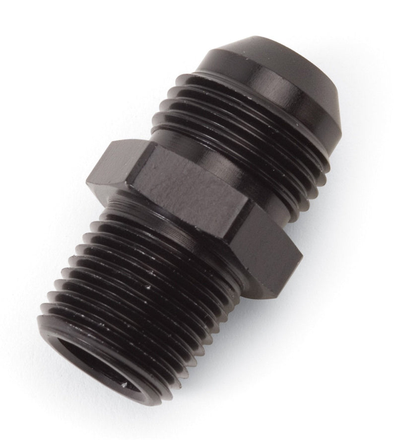 Edelbrock 660463 Adapter, 6 Flare X 3/8" Npt - Black, 1 Count (Pack of 1) 1 Count (Pack of 1)