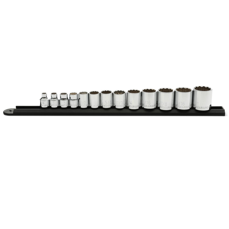 GEARWRENCH 13 Pc. 3/8" Drive 12 Pt. Standard Socket Set, SAE - 80561