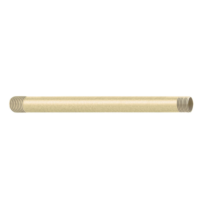 Moen Brushed Nickel Extended 12-Inch Straight Overhead Shower Arm, 226651BN