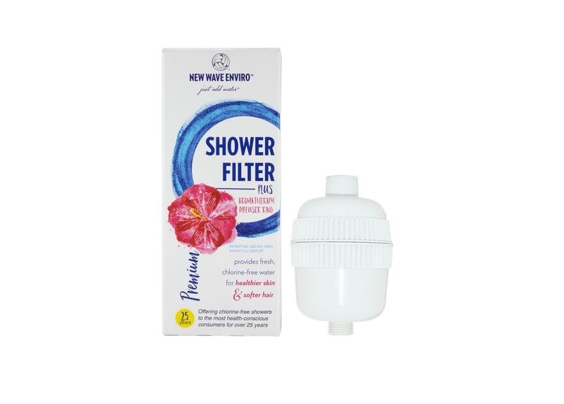 New Wave Enviro Shower Filter System White
