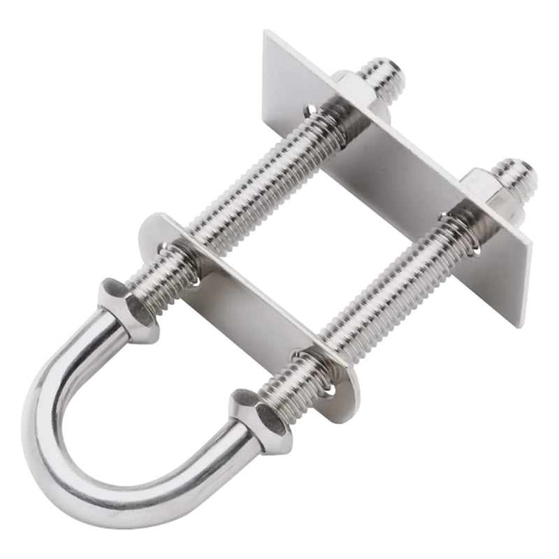 SeaSense 3/8" Stainless Steel Bow/Stern Eye, grey