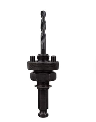 MILWAUKEE'S Hole Saw Arbor, 7/16 Shank, 5/8-18 Thread, 1/2 in, 49-56-9100