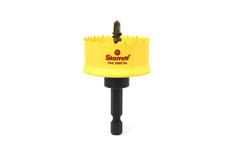Starrett HSS Bi-Metal Hole Saw - CSC38 Cordless Smooth Cutting Hole Saw - for Wood Plastics Steel Various Materials - 38mm