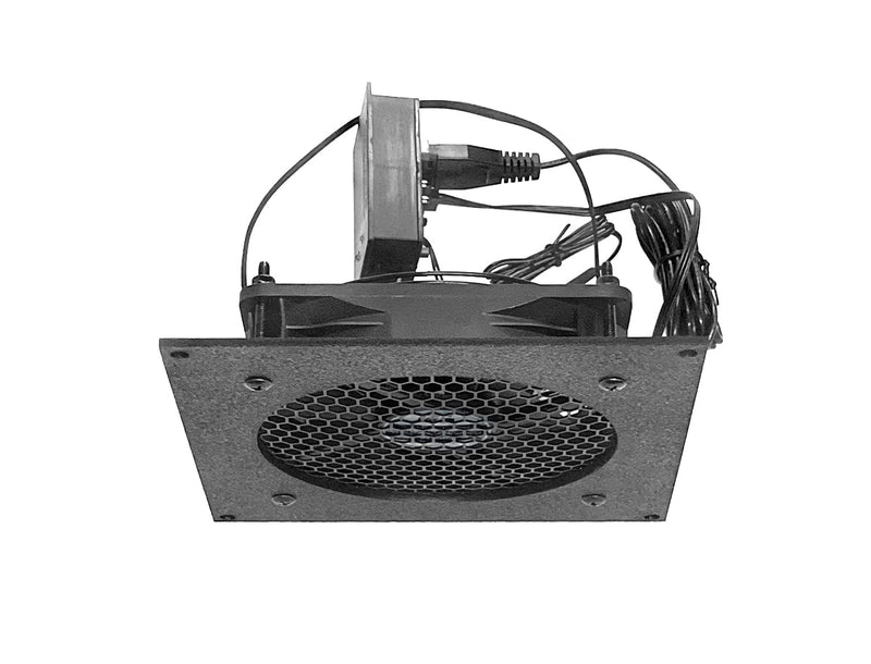 Coolerguys Pre-Set Thermal Controlled Cooling Kits for Cabinets, AV, and Components (Single 120mm, Thermal Plastic) Single 120mm