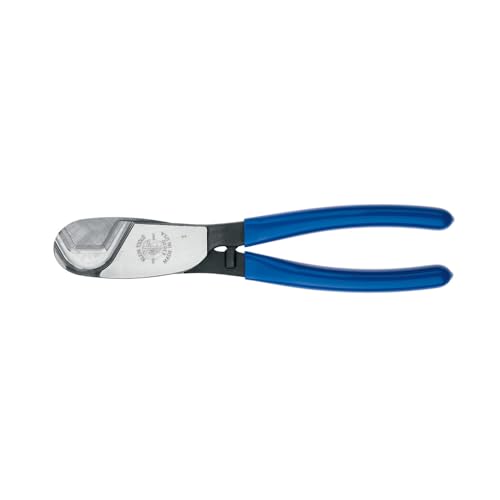 Klein Tools 63030 Cable Cutter, Made in USA, Coaxial Cutter for 1-Inch Aluminum and Copper Cable, One-Hand Shearing 1-Inch Capacity