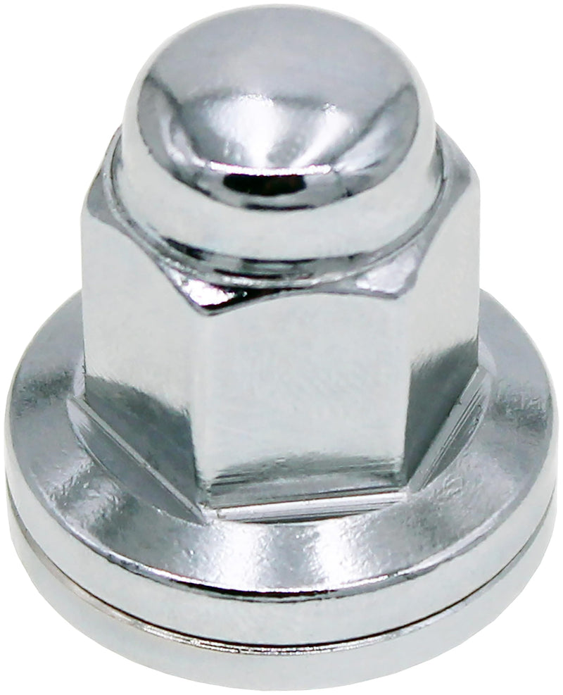 Dorman 611-229 M12-1.50 Wheel Cover Retaining Nut - 19 mm Hex, 37.48 mm Length Compatible with Select Lincoln Models, 10 Pack