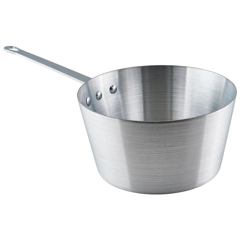 Winco Heavy-Duty Aluminum Tapered Sauce Pan, 3mm, 5 Quart 5 Quarts