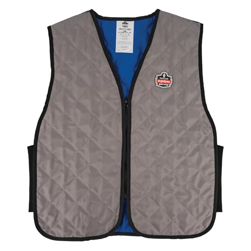 Ergodyne Chill-Its 6665 Evaporative Cooling Vest Gray Medium