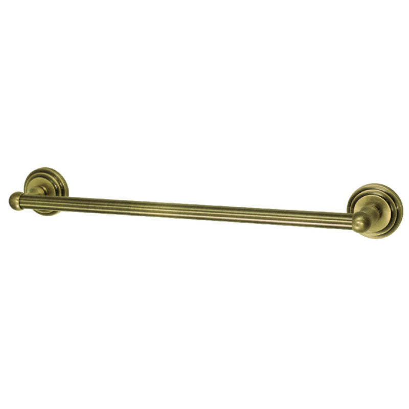 Kingston Brass BA2712AB Milano 18" -Towel Bar, Antique Brass