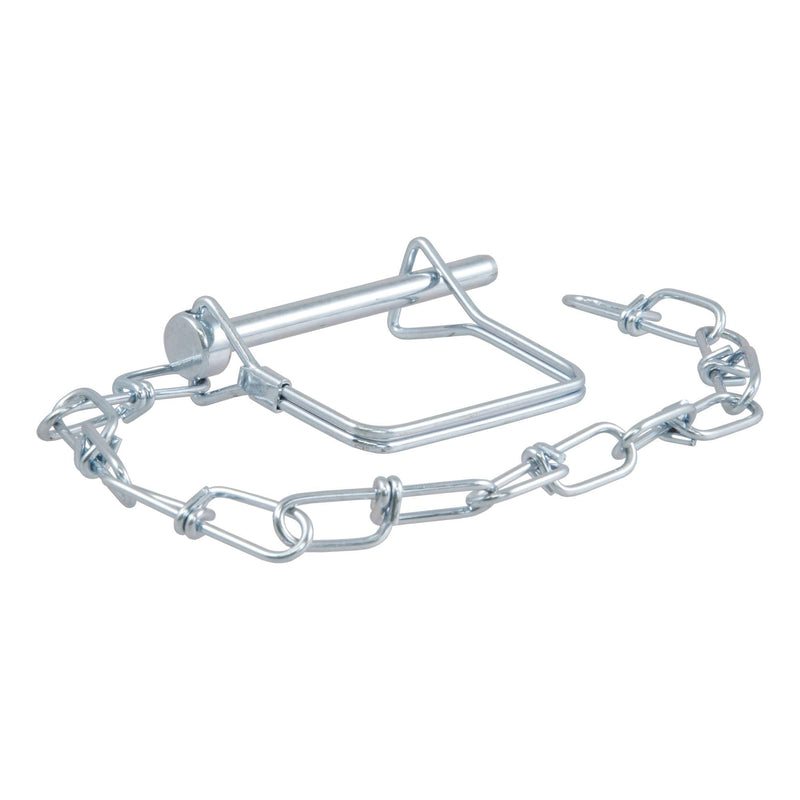 CURT 25012 Trailer Coupler Pin with 12-Inch Chain, 1/4-Inch Diameter x 2-3/4-Inch Long Pack of 1