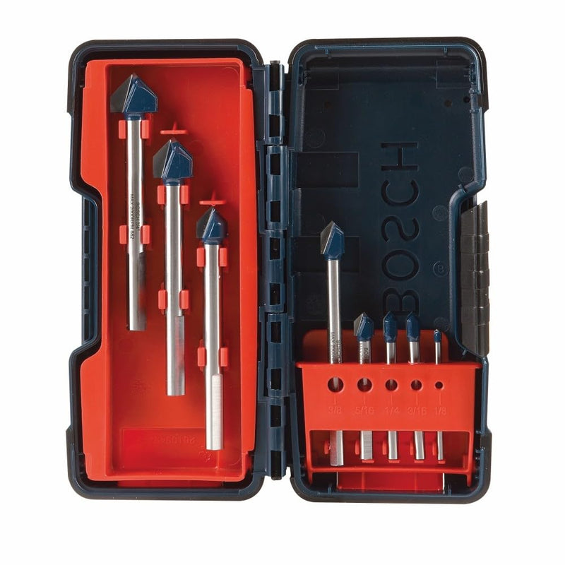 Bosch GT3000 8 pc. Glass and Tile Bit Set Industrial Assorted