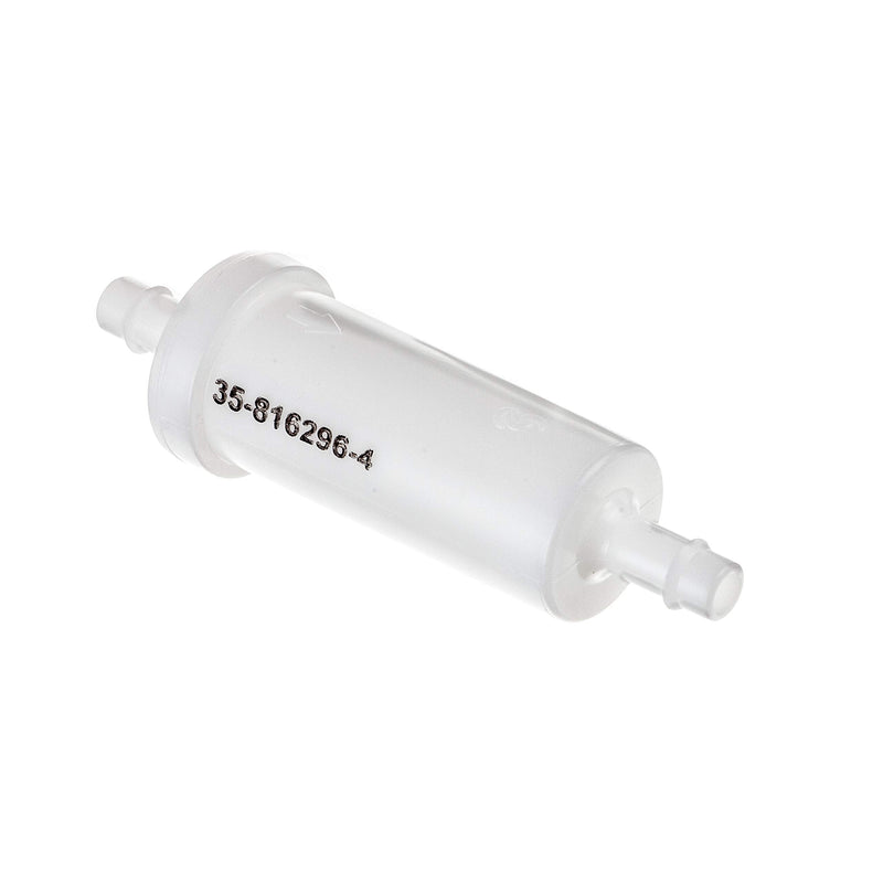 Quicksilver 816296Q2 Marine Engine Inline Fuel Filter with Barbs for 5/16" (8mm) Fuel Lines