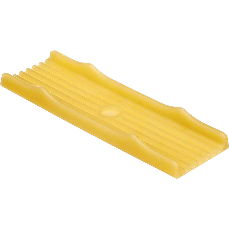 Tie Down Yellow PVC Keel Pad – 15" x 3.5" Boat Hull Protector for Trailers – Non-Marking, Flexible Cushion Pad – Mounts Easily to Cross Members – Made in USA Amber